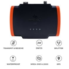 em-trak B923 "CSTDMA" AIS Transponder Class B with 2W transmission power and Antenna Splitter