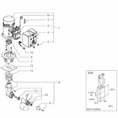 Vetus BOW12512 C/D (12 volt) Spare Parts