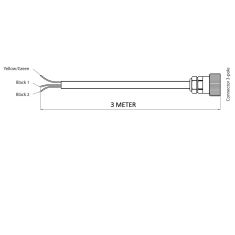 Cable EC3 trim length = 3mtr