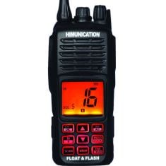 Handheld VHF radio that floats and flashes - Type HM160-MAX