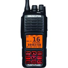 Handheld DCS-D VHF radio that floats and flashes - Type HM360