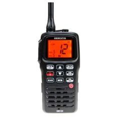 Handheld VHF radio that floats and flashes - Type HM130