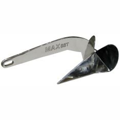 4 kg MAXSET Anchor - Stainless Steel - Ideal for Boats 3 - 6 Meters