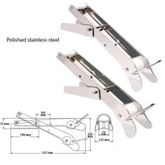 Extendable hinged bow boller