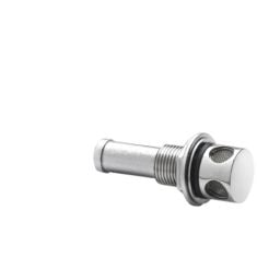 Air-vent nipple S/S 316, for hose Ø 16 mm, straight