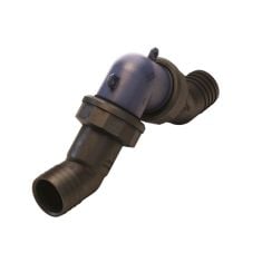 Plastic in-line non-return valve (without hose connections)