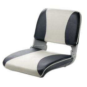 Crew. Deluxe light weight seat. White with dark blue insert