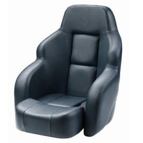 Commander seat dark blue, Flip- up