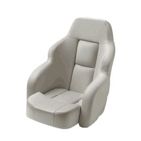 Commander seat, white, Flip- up