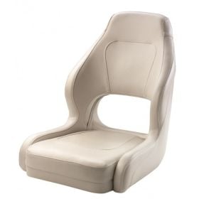 Driver. Sporty seat with good lateral support. Modern design. White