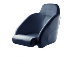 Queen. Comfortable Flip-Up boat seat - Dark blue