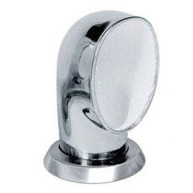 Cowl ventilator Ø 75 mm ID, type Jerry, S/S 316, with white interior (incl. ring and nut)