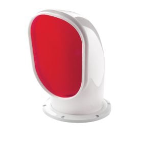 Cowl ventilator type Libec-S, silicone with red interior, Ø 75 mm (incl. fixed plastic ring)