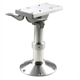 Gas adjustable seat pedestal with slide - height 30-40 cm