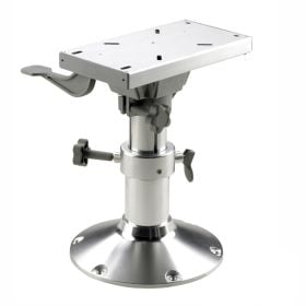 Manually adjustable seat pedestal with slide - height 30-40 cm