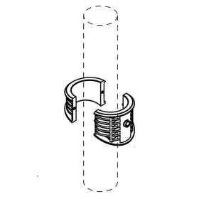 Adapter RESTU for tube Ø73 mm pedestals (PCM, PCF)