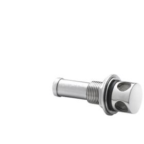 Air-vent nipple S/S 316, for hose Ø 16 mm, straight