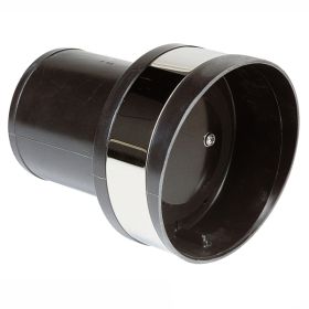 Ø150 mm Synthetic transom exhaust connection with check valve