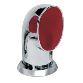 Cowl ventilator Ø 100 mm ID, type Tom, S/S 316, with red interior (incl. ring and nut)