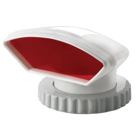 Cowl ventilator type Tramon, silicone with red interior, Ø 75 mm (incl. plastic deck ring and nut)