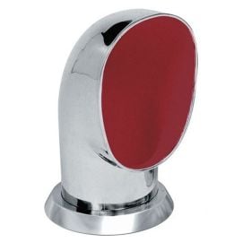 Cowl ventilator Ø 125 mm ID, type Yogi, S/S 316, with red interior (incl. ring and nut)