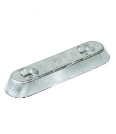 2.5 kg zinc Hull anode - Vetus type 25 - M10 - fixing hole 140mm centres